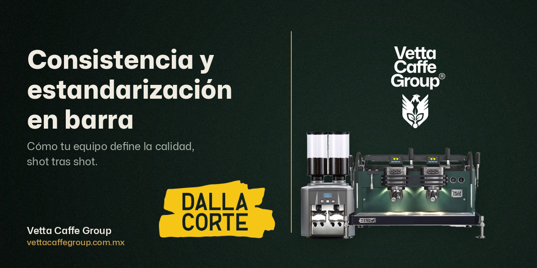 Consistencia y estandarización en barra: la base de un buen café, cada vez